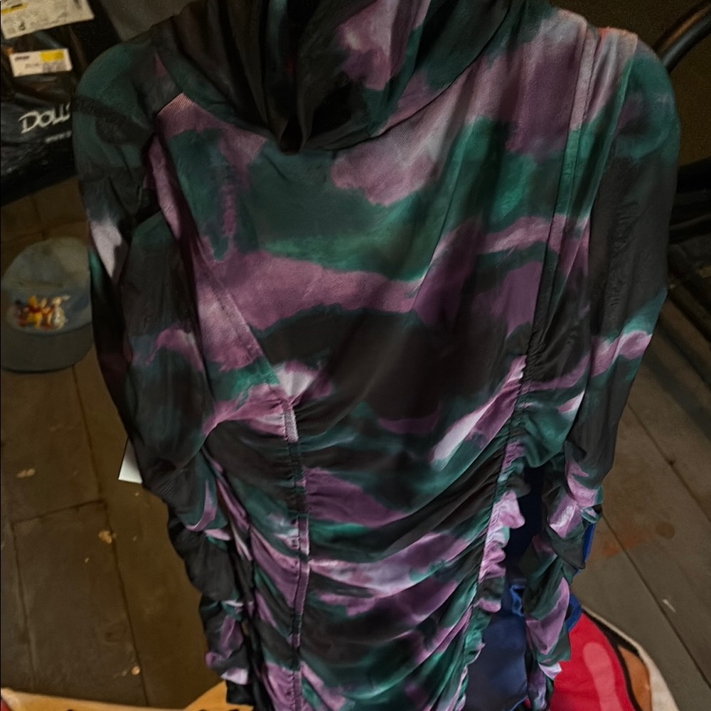 Closet Multicolor Long Sleeve Dress